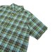 画像5: SERO（セロ）Short Sleeve Pullover B.D Shirt（ショートスリーブプルオーバーボタンダウンシャツ）Madras Check/Blue（ブルー）