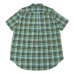 画像2: SERO（セロ）Short Sleeve Pullover B.D Shirt（ショートスリーブプルオーバーボタンダウンシャツ）Madras Check/Blue（ブルー） (2)