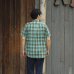 画像9: SERO（セロ）Short Sleeve Pullover B.D Shirt（ショートスリーブプルオーバーボタンダウンシャツ）Madras Check/Blue（ブルー）