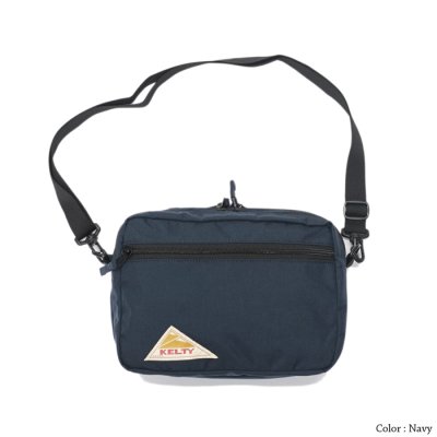 画像2: KELTY（ケルティ）RECTANGLE ZIP SHOULDER "M"（レクタングルジップショルダー）/Navy（ネイビー）・Mustard（マスタード）