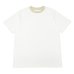 画像1: Yonetomi NEW BASIC（ヨネトミニューベーシック）RINGER T-SHIRT（リンガーTシャツ）/White（ホワイト） (1)