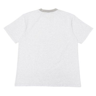 画像2: Yonetomi NEW BASIC（ヨネトミニューベーシック）RINGER T-SHIRT（リンガーTシャツ）/Lt.Gray（ライトグレー）