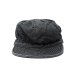 画像2: DECHO（デコー）STANDARD KOME CAP（スタンダードコメキャップ）-WASH-/Black（ブラック） (2)