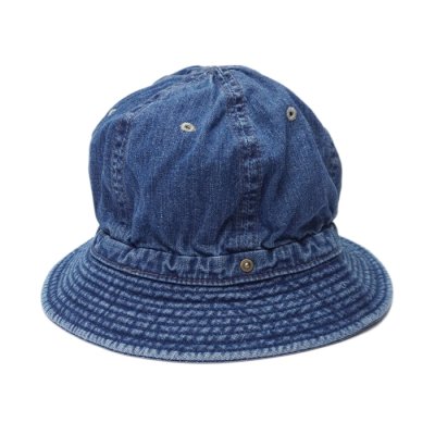 画像1: DECHO（デコー）STANDARD KOME HAT（スタンダードコメハット）-WASH-/Indigo（インディゴ）