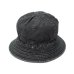 画像1: DECHO（デコー）STANDARD KOME HAT（スタンダードコメハット）-WASH-/Black（ブラック） (1)