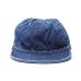 画像2: DECHO（デコー）STANDARD KOME CAP（スタンダードコメキャップ）-WASH-/Indigo（インディゴ） (2)