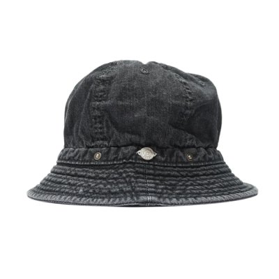 画像2: DECHO（デコー）STANDARD KOME HAT（スタンダードコメハット）-WASH-/Black（ブラック）