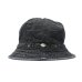 画像2: DECHO（デコー）STANDARD KOME HAT（スタンダードコメハット）-WASH-/Black（ブラック） (2)