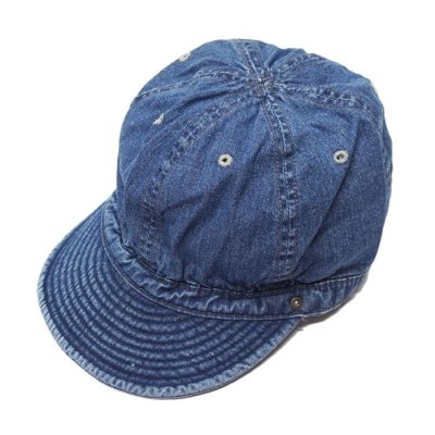 画像1: DECHO（デコー）STANDARD KOME CAP（スタンダードコメキャップ）-WASH-/Indigo（インディゴ）