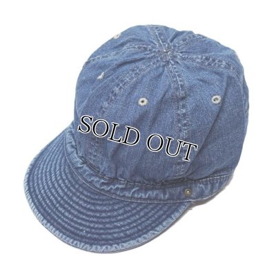 画像1: DECHO（デコー）STANDARD KOME CAP（スタンダードコメキャップ）-WASH-/Indigo（インディゴ）