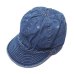 画像1: DECHO（デコー）STANDARD KOME CAP（スタンダードコメキャップ）-WASH-/Indigo（インディゴ） (1)