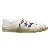 CONVERSE（コンバース）STAR&BARS（スター&バーズ）US LEATHER/Off White×Blue（オフホワイト×ブルー）