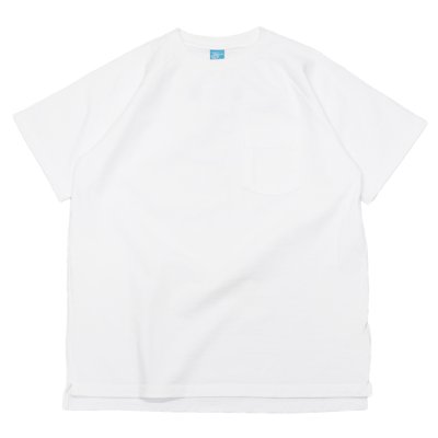 画像1: Good On（グッドオン）Short Sleeve Heavy Raglan Pocket Tee（ショートスリーブヘビーラグランポケットTシャツ）"Washed"/White（ホワイト）