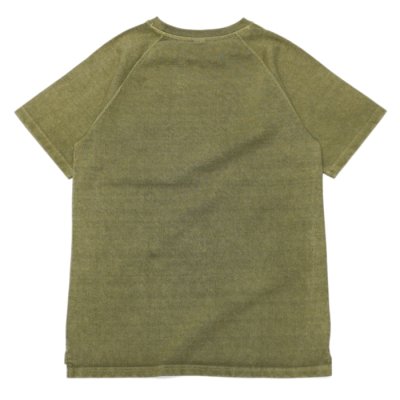 画像2: Good On（グッドオン）Short Sleeve Heavy Raglan Pocket Tee（ショートスリーブヘビーラグランポケットTシャツ）"Pigment Dye"/Sage（セージ）