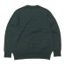 画像2: Yonetomi NEW BASIC（ヨネトミニューベーシック）WAVE COTTON KNIT PULLOVER（ウェーブコットンニットプルオーバー）"BORDER"/Navy（ネイビー） (2)