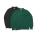 画像7: Yonetomi NEW BASIC（ヨネトミニューベーシック）LIGHT WAVE COTTON KNIT POLO L/S（ライトウェーブコットンニットポロシャツ・ロングスリーブ）/Green（グリーン）