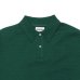 画像3: Yonetomi NEW BASIC（ヨネトミニューベーシック）LIGHT WAVE COTTON KNIT POLO L/S（ライトウェーブコットンニットポロシャツ・ロングスリーブ）/Green（グリーン）