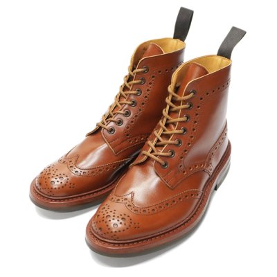 画像2: Tricker's（トリッカーズ）カントリーブローグブーツ（ダイナイトソール）/Marron Antique（マロンアンティーク）