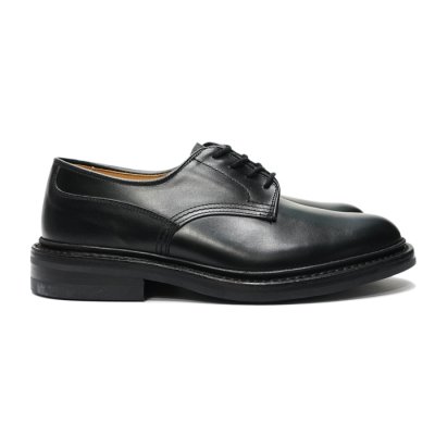 画像1: Tricker's（トリッカーズ）プレーントゥシューズ（Woodstock）ダイナイトソール/Black Box Calf（ブラックボックスカーフ）