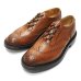 画像2: Tricker's（トリッカーズ）ギリーブローグシューズ（ダイナイトソール）/Beechnut Burnished（ビーチナッツバーニッシュド） (2)