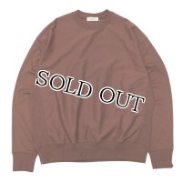 alvana（アルヴァナ）B.D SWEAT TEE SHIRT（スウェットTシャツ）”空紡”/Red Brown（レッドブラウン）