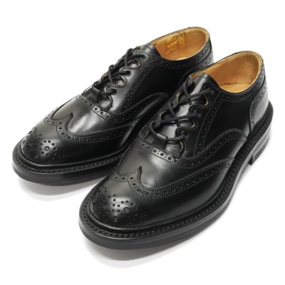 画像2: Tricker's（トリッカーズ）ギリーブローグシューズ（ダイナイトソール）/Black Box Calf（ブラックボックスカーフ）