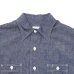 画像3: Post O'Alls（ポストオーバーオールズ）No,2 Shirt（No,2シャツ）Classic Chambray/Indigo（インディゴ）