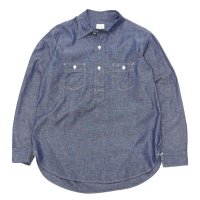 Post O'Alls（ポストオーバーオールズ）No,2 Shirt（No,2シャツ）Classic Chambray/Indigo（インディゴ）