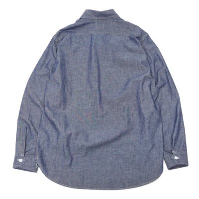 画像2: Post O'Alls（ポストオーバーオールズ）No,2 Shirt（No,2シャツ）Classic Chambray/Indigo（インディゴ）