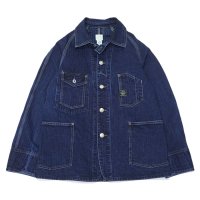 Post O'Alls（ポストオーバーオールズ）Engineers' Jacket（エンジニアーズジャケット）Herringbone Denim/Double Indigo（インディゴ）