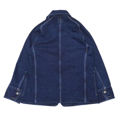 画像2: Post O'Alls（ポストオーバーオールズ）Engineers' Jacket（エンジニアーズジャケット）Herringbone Denim/Double Indigo（インディゴ）