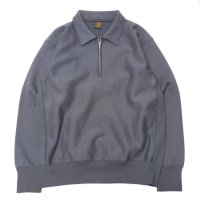 A VONTADE（アボンタージ）26/2 BD Yarn Top Fleece（ジップトップフリース）空紡オリジナル裏毛/Fade Navy（フェードネイビー）