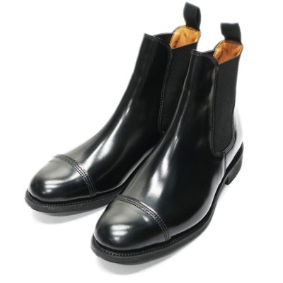 画像2: SANDERS（サンダース）Military Cap Toe Chelsea Boot（ミリタリーキャップトゥチェルシーブーツ）/Black（ブラック）