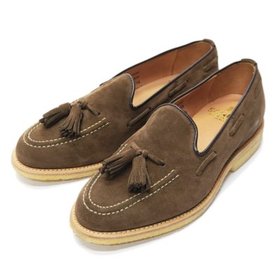 画像2: ※Exclusive※SANDERS（サンダース）Tassel Loafer（タッセルローファー）/Snuff Suede（ブラウンスエード）