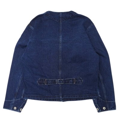 画像2: Post O'Alls（ポストオーバーオールズ）Stoker's Jacket（ストーカージャケット）Herringbone Denim/Double Indigo（インディゴ）