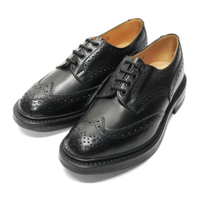 画像2: Tricker's（トリッカーズ）カントリーブローグシューズ（Bourton）ダイナイトソール/Black Box Calf（ブラックボックスカーフ）