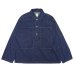 画像1: Post O'Alls（ポストオーバーオールズ）ARMY Shirt（アーミーシャツ）Blue Denim W/OD-Yellow Stitch/Indigo（インディゴ） (1)