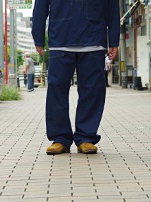 他の写真3: Post O'Alls（ポストオーバーオールズ）ARMY Shirt（アーミーシャツ）Blue Denim W/OD-Yellow Stitch/Indigo（インディゴ）