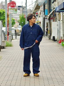 他の写真1: Post O'Alls（ポストオーバーオールズ）ARMY Shirt（アーミーシャツ）Blue Denim W/OD-Yellow Stitch/Indigo（インディゴ）