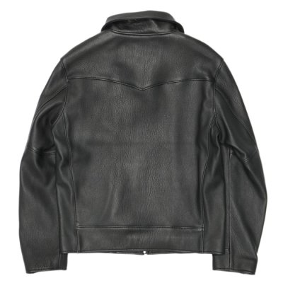 画像2: Y'2 LEATHER（ワイツーレザー）SHEEP SKIN SPORTS JACKET（シープスキンスポーツジャケット）"SHEEP SKIN"/Black（ブラック）