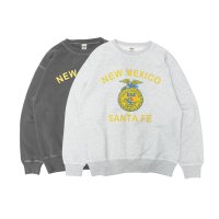 BARNS OUTFITTERS (バーンズアウトフィッターズ) Super Heavy Weight Sweat Shirt -Pigment Dye- (スーパーヘビーウェイトスウェットシャツ) "Santa fe" /Charcal(チャコール)・Grey（グレー）