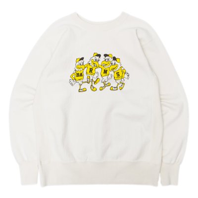 画像1: BARNS OUTFITTERS (バーンズアウトフィッターズ) 10/7 90s Crewneck Sweatshirt （90s クルーネックスウェットシャツ)"BARNS Univ"/Oatmeal（オートミール)