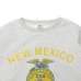 画像3: BARNS OUTFITTERS (バーンズアウトフィッターズ) Super Heavy Weight Sweat Shirt (スーパーヘビーウェイトスウェットシャツ)"Santa fe"/Grey(グレー)