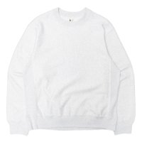 blurhms ROOTSTOCK（ブラームスルーツストック）Soft&Hard Sweat Crew Neck Pullover（ソフト&ハードスウェットクルーネックプルオーバー）/Heather White（ヘザーホワイト）