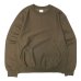 画像1: blurhms ROOTSTOCK（ブラームスルーツストック）Soft&Hard Sweat Crew Neck Pullover（ソフト&ハードスウェットクルーネックプルオーバー）/Khaki Brown（カーキブラウン） (1)