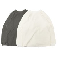 Good On（グッドオン）Long Sleeve Knit （ロングスリーブニット）"Rib Knit Pigment Dye"/Natural（ナチュラル）・Black（ブラック）