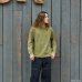 画像11: Good On（グッドオン）Long Sleeve Knit （ロングスリーブニット）"Rib Knit Pigment Dye"/Ajisai（アジサイ）・Sage（セージ）