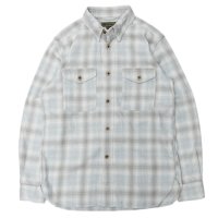 Nigel Cabourn（ナイジェル・ケーボン）THARKAY SHIRT（ターカイシャツ） OMBRE NEL/Light Grey（ライトグレー）