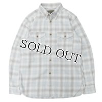 Nigel Cabourn（ナイジェル・ケーボン）THARKAY SHIRT（ターカイシャツ） OMBRE NEL/Light Grey（ライトグレー）