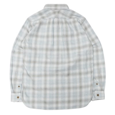 画像2: Nigel Cabourn（ナイジェル・ケーボン）THARKAY SHIRT（ターカイシャツ） OMBRE NEL/Light Grey（ライトグレー）